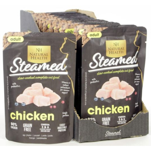 Natural Health Cat Steamed Grain Free Chicken 85 gram
